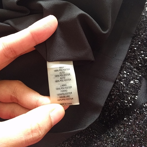 NWT Vince Camuto Elegant Black Dress (fits like M) - Picture 7 of 8